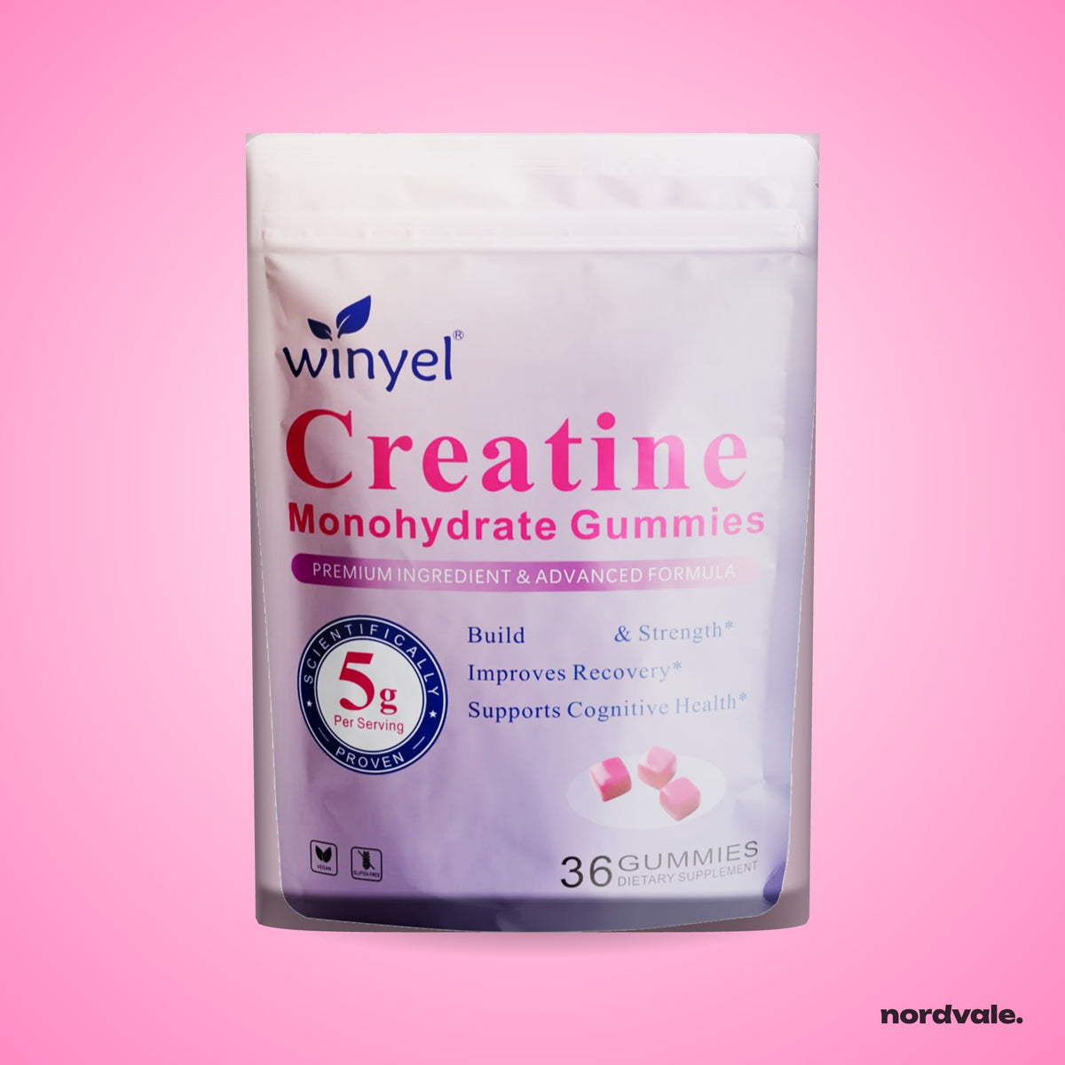 CREATINE MONOHYDRATE GUMMIES - front