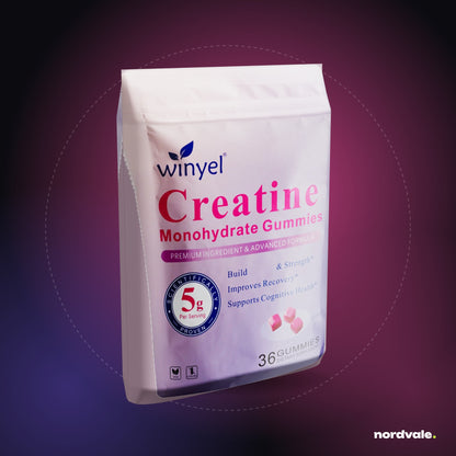 CREATINE MONOHYDRATE GUMMIES - 3/4 view