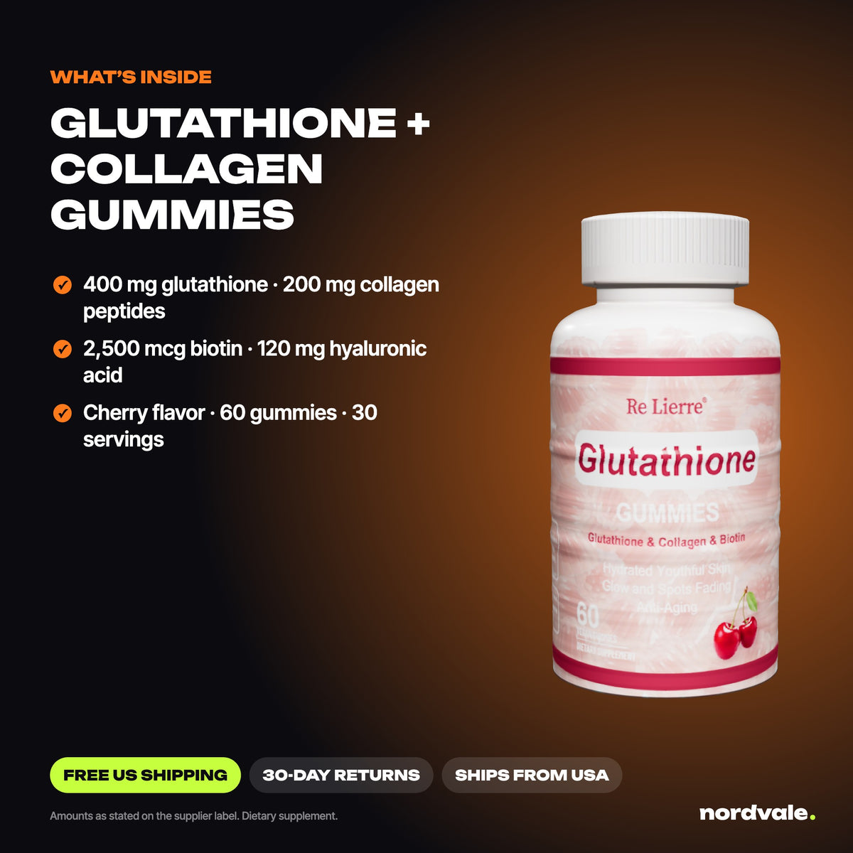 GLUTATHIONE + COLLAGEN GUMMIES - what is inside