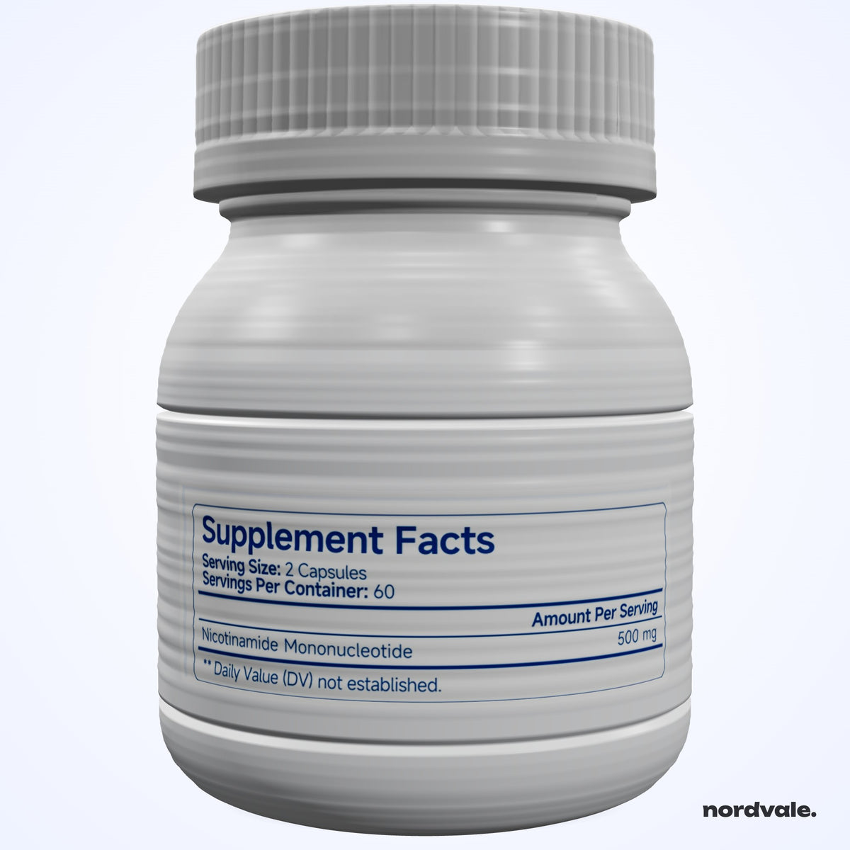 NMN 500 MG - Supplement Facts label