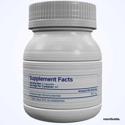 NMN 500 MG - Supplement Facts label