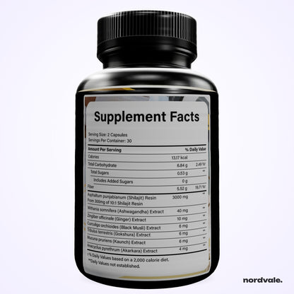 SHILAJIT GOLD COMPLEX - Supplement Facts label
