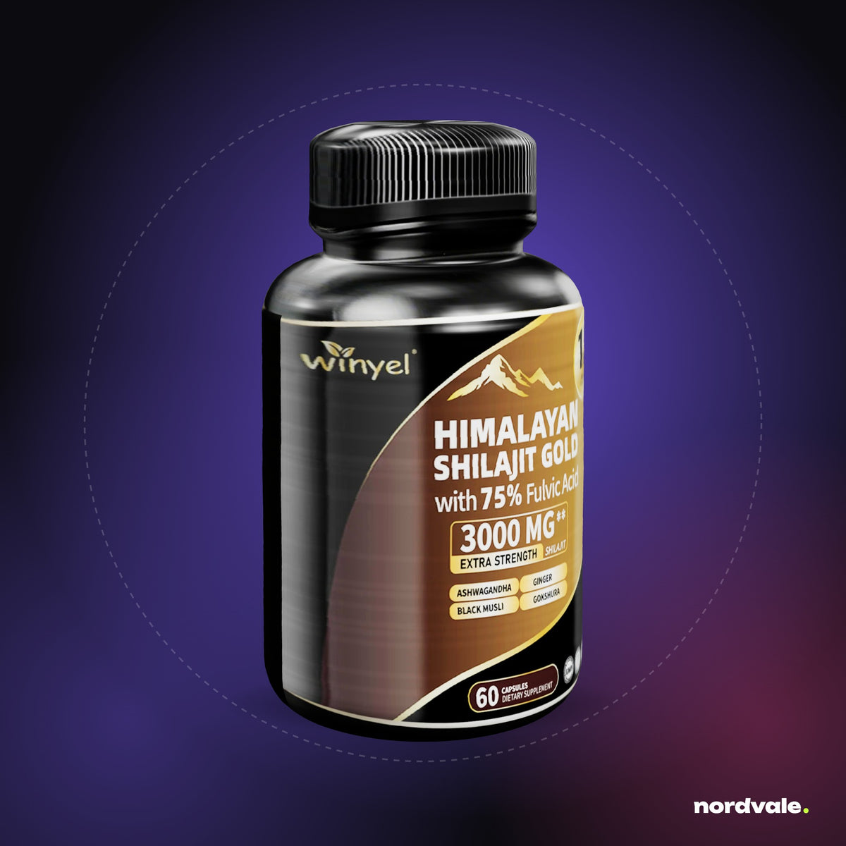 SHILAJIT GOLD COMPLEX - 3/4 view