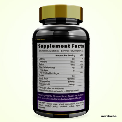 HIMALAYAN SHILAJIT GUMMIES - Supplement Facts label