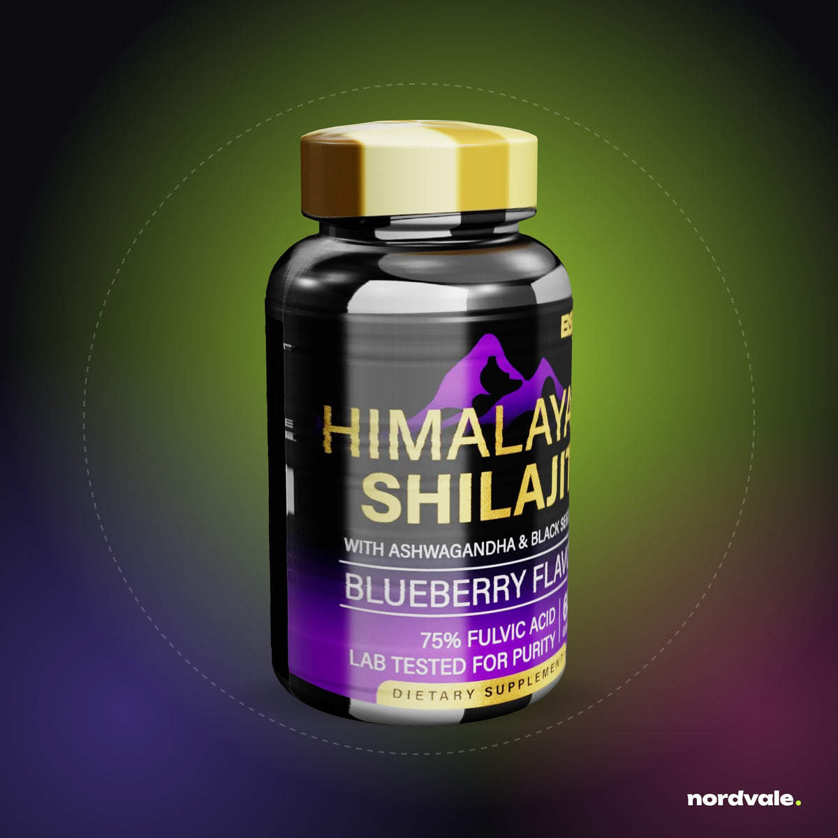 HIMALAYAN SHILAJIT GUMMIES - 3/4 view